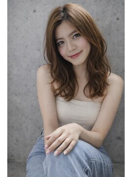 ニナ 梅田(nina) 【nina梅田】前髪なしラフロング