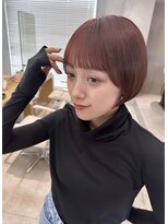 コール ネックス ザ サロン 表参道(COALL nex the salon) 【福島#8】1ブリーチ、チェリーレッドショート♪ 表参道 韓国