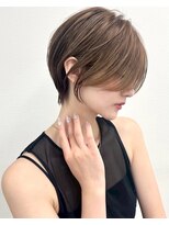 ゴカン バイ ジル ブラン 名古屋(Gokan by JIL BLAN)&nbsp;ハイライトバレイヤージュダブルカラーショートカット30代40代