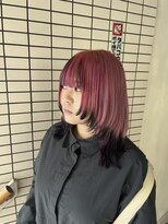 シャルティア 岩国(SHALLTIA)&nbsp;ハイトーン/デザインカラー/裾カラー/ピンクバイオレット