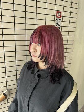 シャルティア 岩国(SHALLTIA) ハイトーン/デザインカラー/裾カラー/ピンクバイオレット