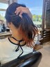 【夏のイメージchange♪ 】似合わせカット+Wカラー+艶トリートメント