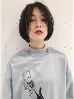 フィルムス 田町芝浦(FILMS)&nbsp;暗めカラー/グランマッシュ/デザインカラー/ショートボブ/田町