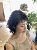 涼しめバング×アッシュカラー