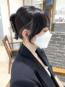 プラグ バイ ネオリーブ(plug by neolive) 結んだだけで可愛い♪顔周りカット♪♪【tomoka】☆