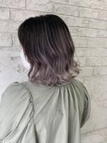 プライズ 池袋店(prize)&nbsp;ラベンダーグレージュバレイヤージュケアブリーチ池袋6172