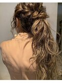 お呼ばれヘアセット
