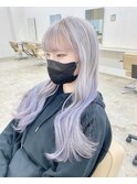 ホワイトシルバー×ホワイトラベンダー/グラデーションカラー