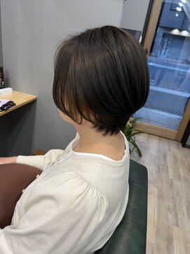 エニー 四条大宮(aNy) イヤリングカラー×ショートカット