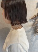 切りっぱなしボブ