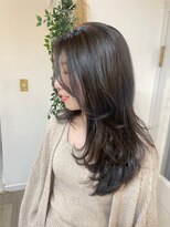 シンク オモテサンドウ(sync omotesando)&nbsp;ワンカールで決まるレイヤーカットと地毛風艶カラー◎