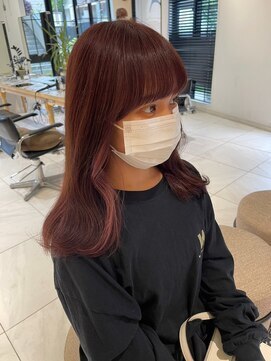 ガリカ 渋谷(Gallica) 【mami】大人暗髪ラベンダーココアブリーチなし/地毛風カラー