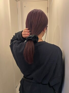 ルーム(Loom.) 顔周りレイヤーレイヤーカット透明感カラーブリーチなしカラー