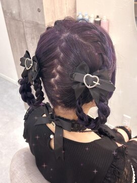 ヘア サロン クラン ソア 心斎橋店(hair salon clan soar) ドーナツヘア【クランソア】ヘアメ/ヘアセット/心斎橋ヘアメ