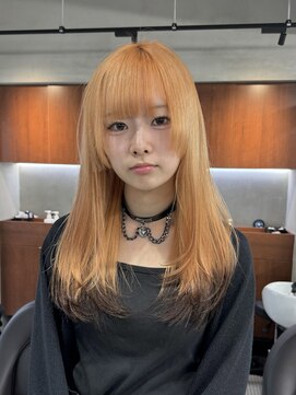 ニコ トウキョウ 渋谷(nico TOKYO) オレンジベージュ/髪質改善/ダブルカラー/ケアブリーチ/20代