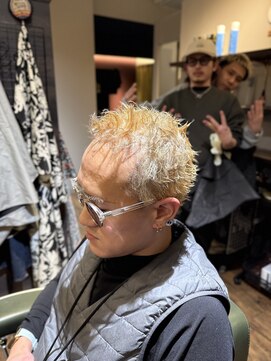 エクファフォーメン(EX-FA FOR MEN) ダークアッシュ/ニュアンスパーマ/韓国マッシュ/スペインカール