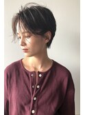 シャープハンサムショート2/前髪なしショート