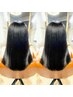 【人気No1】艶髪makeプラチナ髪質改善Tr+Cut+艶Cr[癒しスパ付]￥30800⇒27500