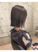 切りっぱなしボブ×髪質改善