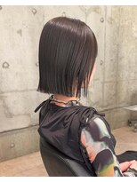 アディクション(ADDICTION) 切りっぱなしボブ×髪質改善