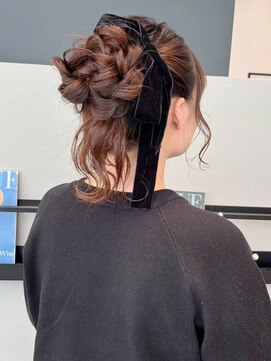 ケーツー あべのキューズモ－ル店(K-two) お呼ばれヘア*オケージョンヘア*ヘアセット*リボンアレンジ