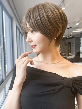 ロンド エメ 柏(Lond aimer) ミニウルフレイヤーカット顔周りカット前髪カットショート/柏柏