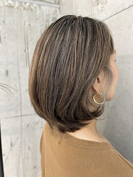 プラスシー(+C) 続ける地毛にハイライト！福岡ハイライト/福岡脱白髪染め