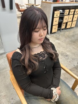 ピスタ(PiSTA) 黒髪カタログ/クラゲヘアー/オリーブグレー/千葉駅