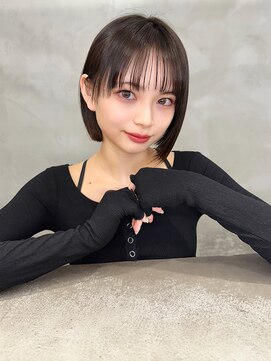 ロンドプロフィール 浦和(Lond profil) イメチェン　ボブ　外ハネボブ　美髪　ホワイトブロンド　韓国