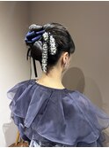 ドレスヘアカチモリ大人気！ヘアアレンジ