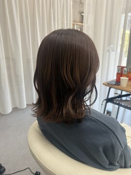 エマ 浦上駅前店(EMMA) ミディアムレイヤー×こっくりブラウン