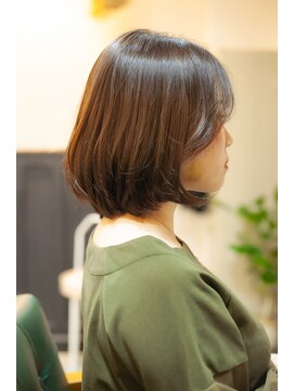 リスボーン(RESBORN) 【30,40,50代ナノバブルカラーと艶ボブで収まりを楽しむ】