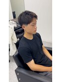 アップバングショート
