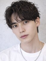 メイキー メンズ 本厚木(MA-IKI)&nbsp;シースルーラウンドマッシュフェザーパーマ眉毛/メイキー本厚木