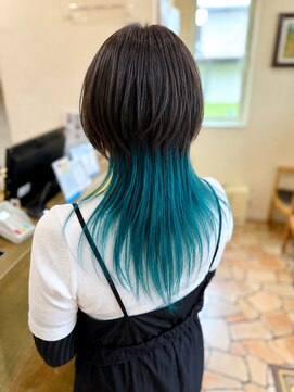 グランヘアー 大町店(GRANHAIR) ターコイズ×ウルフ