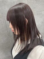 ギーク(Geek)&nbsp;【Geek春日井】レイヤーカット×チェリーブラウン《担当　篠原》