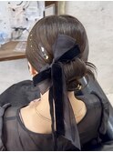 1.アップスタイル/カチモリヘア/お呼ばれヘア/結婚式/ヘアセット