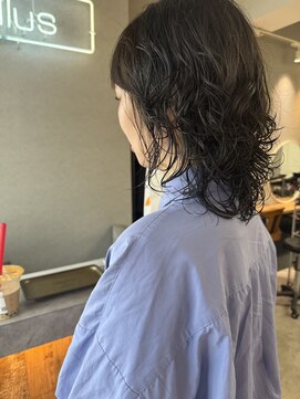 ヌル ヘア デザイン(nullus hair desigh) nullus】レイヤーカット×ルーズパーマ