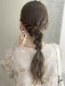 【【ヘアセット】アップ/ダウンスタイル/編みおろしなどご相談ください￥5,500