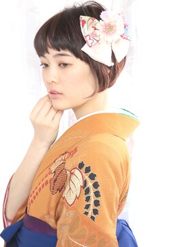 ネオリーブクレア 綱島店(Neolive Krea) 着物ヘア/ヘアセット/シースルーバング/ボブアレンジ/袴着付け