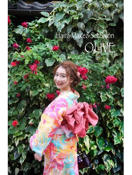 オリーブ(OLIVE) 【オリーブ】浴衣レンタル着付け＆ヘアセット