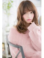 ミック 日暮里店(miq)&nbsp;アンニュイウェーブの☆甘え顔セミディ