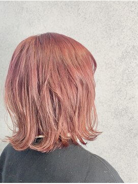 ヘアサロンM 新宿 アプリコットpink☆