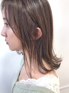 ヘアーブレイス(hair brace) ハイライト×アッシュベージュ