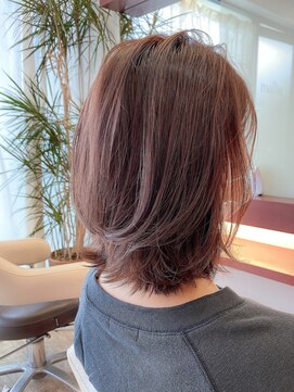 マーリャヘアー(mallia hair) くびれ外ハネミディアム