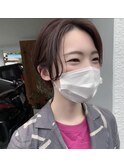 ハンサムショート×アッシュラベンダー