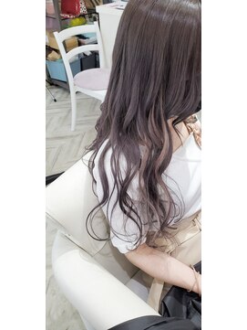 メルシー(Merci) 【Ｍｅｒｃｉ】シルバーラベンダー☆アッシュベージュのエクステ