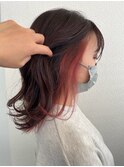 【Gree小川真由美】イヤリングカラー*外ハネ*レイヤースタイル