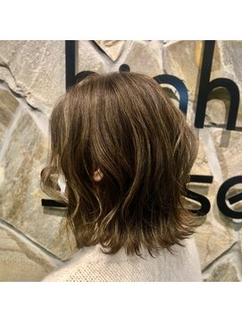 ナチュラルハイセンス 本店(natural high sense) ハイライト アッシュベージュ 外国人風 似合わせカット/町屋駅
