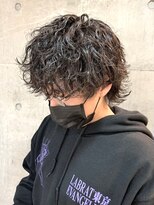 ヒート トウキョウ 目黒店(HEAT TOKYO)&nbsp;ツイスパセンターパートマッシュ波巻きダウンパーマメンズ目黒